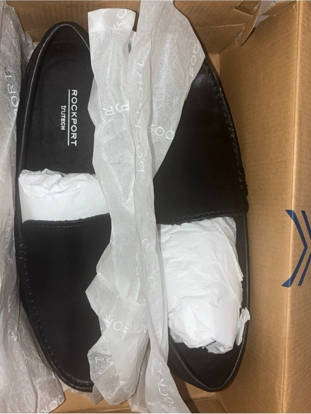 Rockport Classic Loafer Lite Venetian II Black Men's size 9.5 Wide. NEW